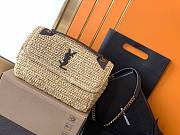 YSL Niki medium raffia shoulder bag - 2