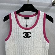 Chanel croptop (pink/ white) - 5