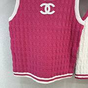 Chanel croptop (pink/ white) - 4