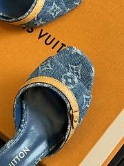 Louis Vuitton denim sandals - 5