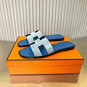 Hermes Oran blue sandals  - 6