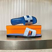 Hermes Oran blue sandals  - 3