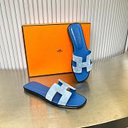 Hermes Oran blue sandals  - 2