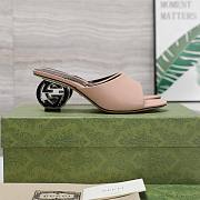 Gucci Interlocking G beige heels 65mm - 2