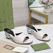 Gucci Interlocking G white heels 65mm - 6