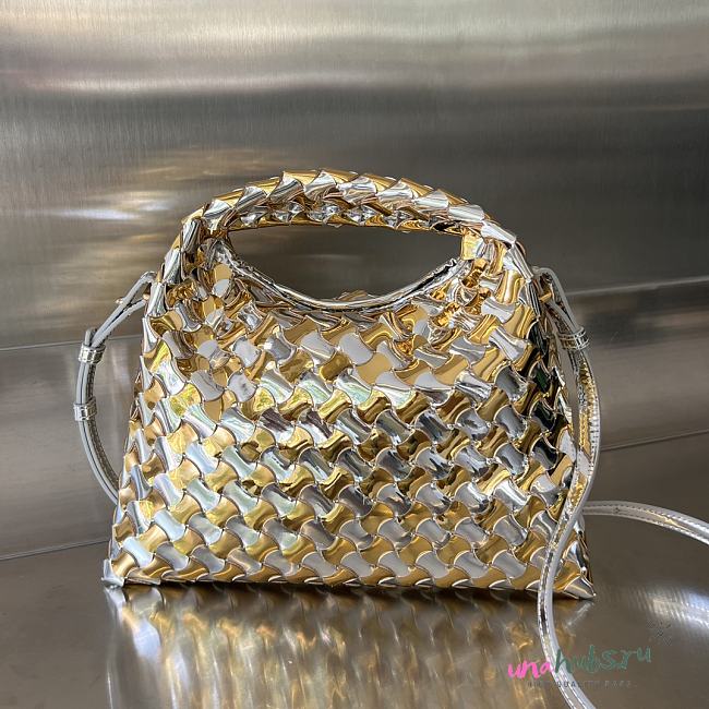 Bottega Veneta Mini Hop Bag In Gold Bag - 1