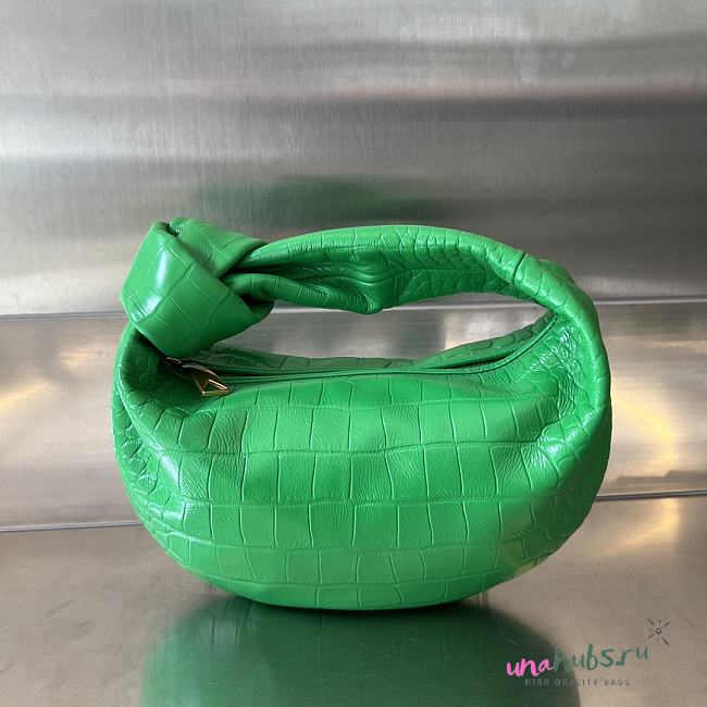 Bottega Veneta green crocodile skin bag - 1