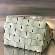 Bottega Veneta Small Bowling Cassette Light Green Bag - 2