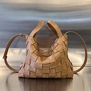 Bottega Veneta Small Bowling Cassette Brown Bag - 1