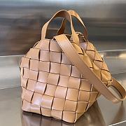 Bottega Veneta Small Bowling Cassette Brown Bag - 4