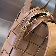 Bottega Veneta Small Bowling Cassette Brown Bag - 6