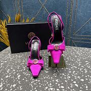 Versace Medusa Pink Leather Heels 10cm - 2