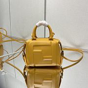 Fendi Cube-shaped mini yellow bag - 1