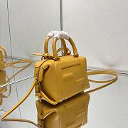 Fendi Cube-shaped mini yellow bag - 5