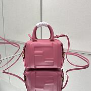 Fendi Cube-shaped mini pink bag - 1