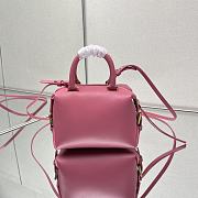 Fendi Cube-shaped mini pink bag - 5