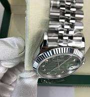 Rolex Steel Datejust 36 Olive Green Palm Watch 36mm - 6