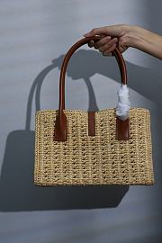 YSL Panier Raffia Tote Bag - 5