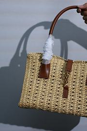 YSL Panier Raffia Tote Bag - 4