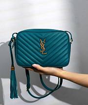 YSL Medium Lou Camera Green Bag - 1