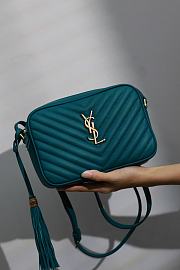 YSL Medium Lou Camera Green Bag - 2