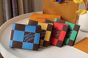 Louis Vuitton damier pop coated canvas multiple wallet  - 1