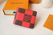 Louis Vuitton damier pop coated canvas multiple wallet  - 4