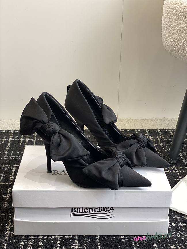 Balenciaga knife knot black 110MM heels - 1