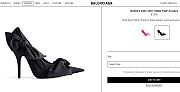 Balenciaga knife knot black 110MM heels - 2