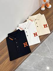 Hermes polo ( black/ white/ beige) - 1