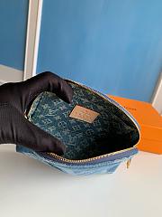 Louis Vuitton Pochette Cosmetique Blue Denim Pouch M24316 - 4