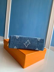 Louis Vuitton Pochette Cosmetique Blue Denim Pouch M24316 - 5