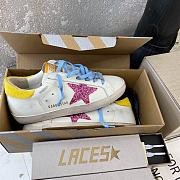 Golden goose super star pink/ yellow sneakers - 2