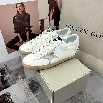 Golden goose super star white sneakers