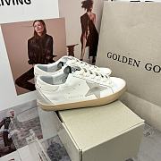 Golden goose super star white sneakers - 5