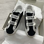 Golden Goose Old School touch-strap black sneakers - 5