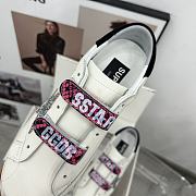 Golden Goose Old School touch-strap white sneakers - 4