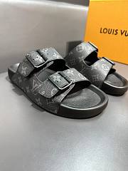 Louis Vuitton black monogram slippers 02 - 6