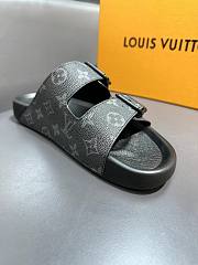 Louis Vuitton black monogram slippers 02 - 4