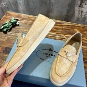 Prada beige suede loafers - 4