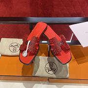 Hermes Oran red sandals - 1