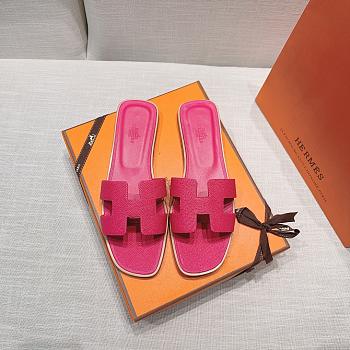 Hermes Oran pink sandals