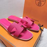 Hermes Oran pink sandals - 3