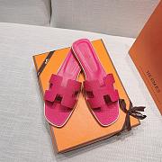 Hermes Oran pink sandals - 2