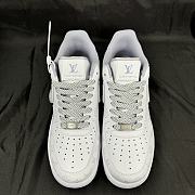 Louis Vuitton X Nike Air Force Low White Sneaker  - 5