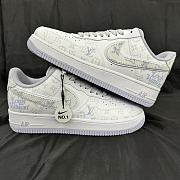 Louis Vuitton X Nike Air Force Low White Sneaker  - 4