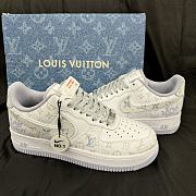 Louis Vuitton X Nike Air Force Low White Sneaker  - 3