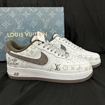 Louis Vuitton X Nike Air Force Low Gray Sneaker