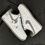 Louis Vuitton X Nike Air Force Low Gray Sneaker - 4