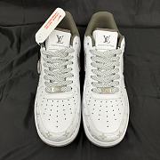 Louis Vuitton X Nike Air Force Low Gray Sneaker - 2